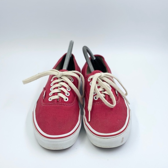 Vans red authentic men’s size 8 - Picture 2 of 6